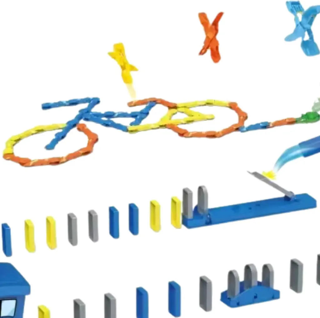 Trenino Domino STEM per Bambini: Locomotiva Automatica ad Alta Precisione - 4