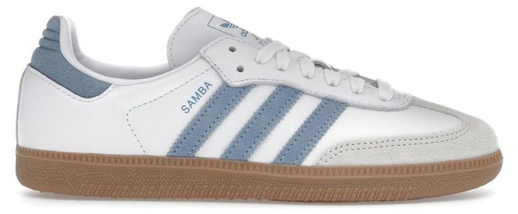adidas Samba OG White Alumina Ash Blue (Women's) - EU 39 Produktbild 