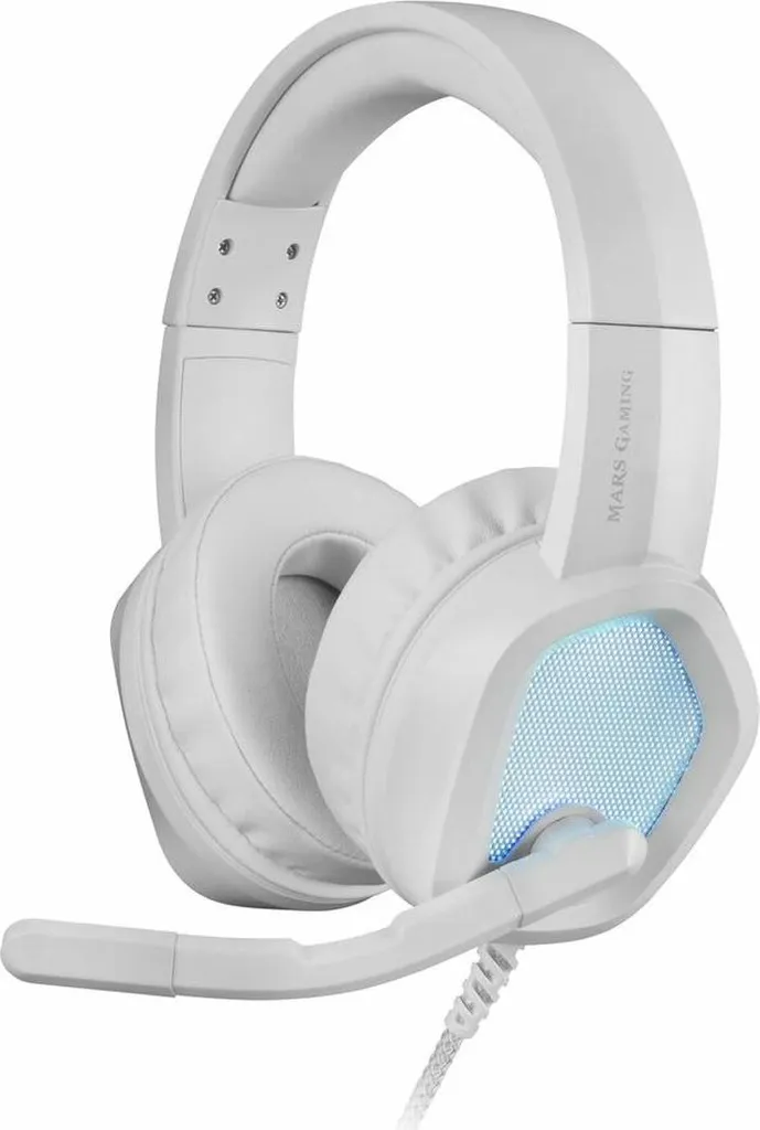 Casque Gaming MH320 Mars Gaming Blanc - Micro Antibruit et Jack 3.5