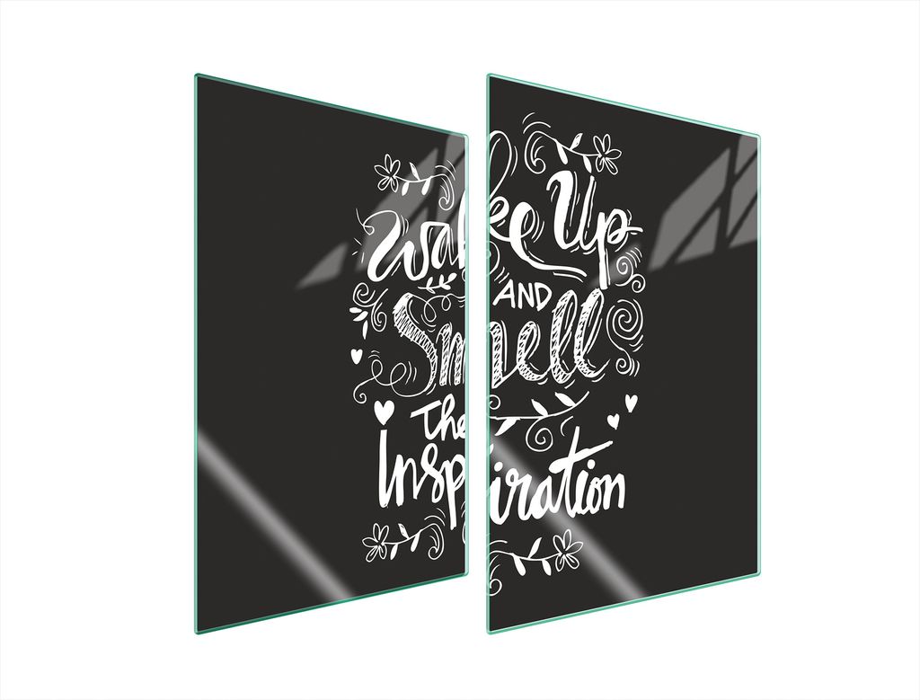 Glasschutzplatte Für Küche 2X35X52 Schwarz