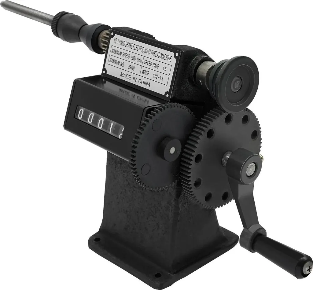Bobineuse Manuelle pour Transformateurs - Compteur de Tours Précis 99999