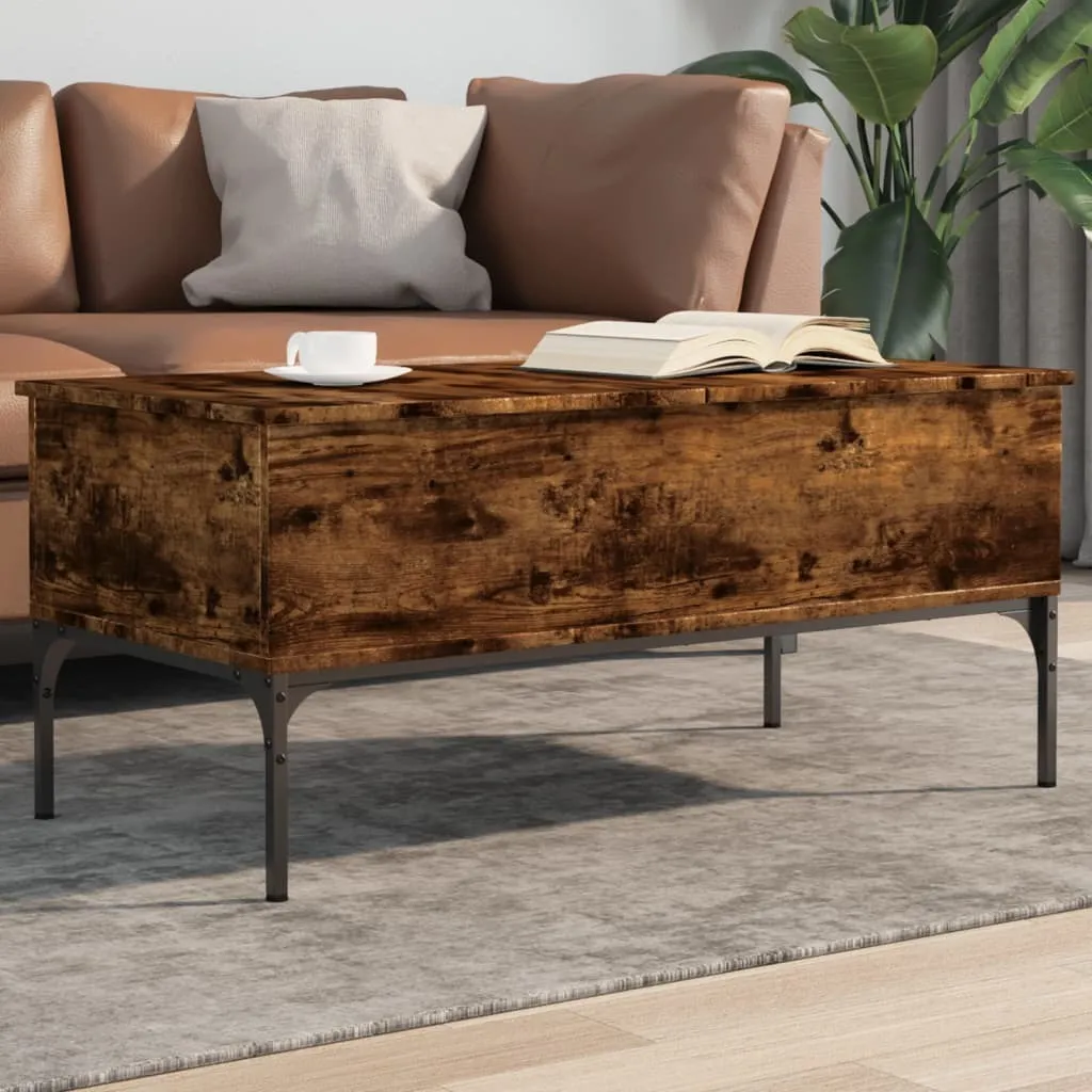 Offerta Tavolino Maison Exclusive Rovere Affumicato 100x50x45 cm
