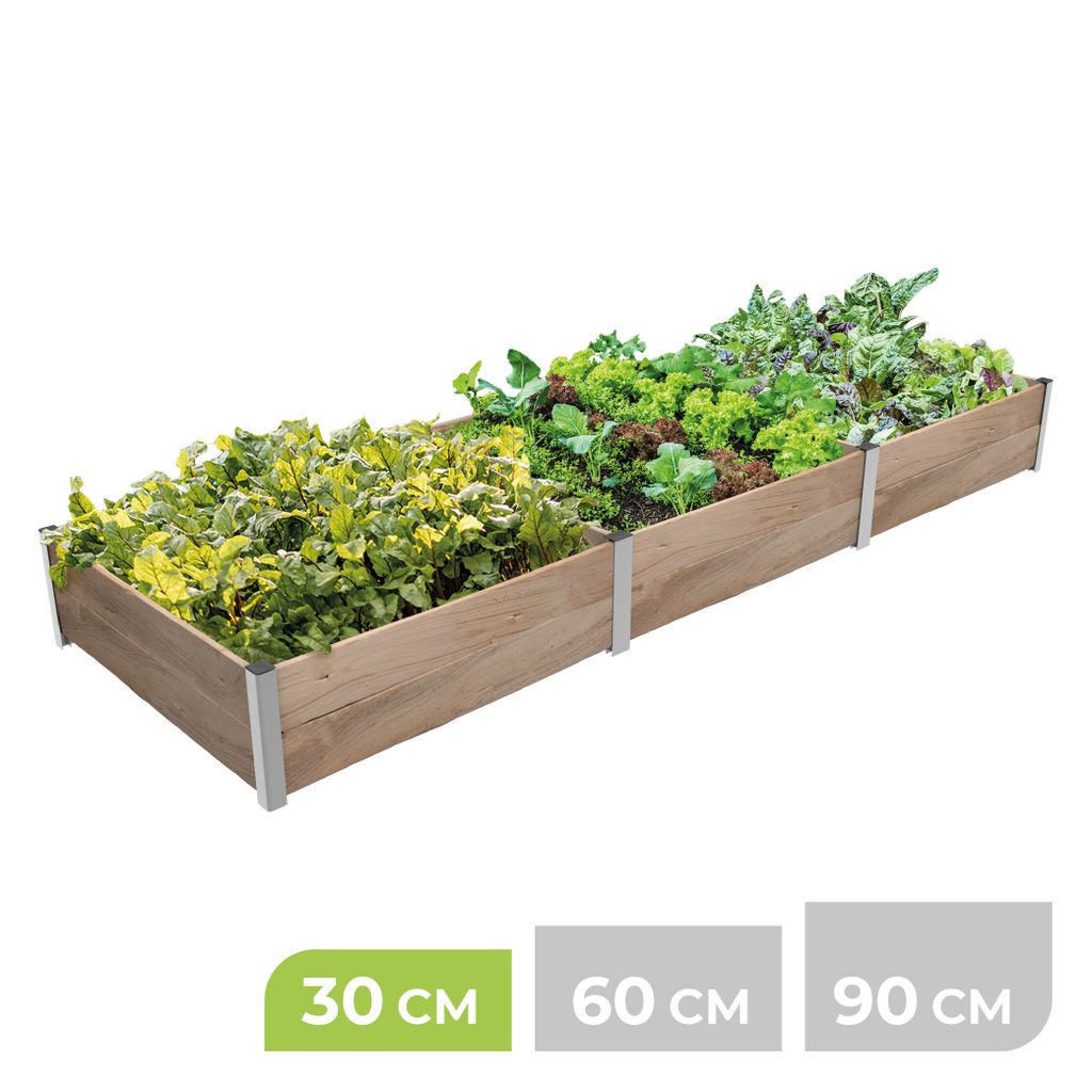 BioGreen 3m² Hochbeet ErnteMAXX in Rechteckform erhältlich in 3 Höhen
