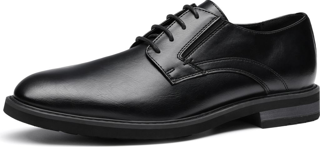 Bruno Marc Herren Anzugschuhe Klassische Business Schnürhalbderby ins Büro,Farbe: SCHWARZ, Größe: 44