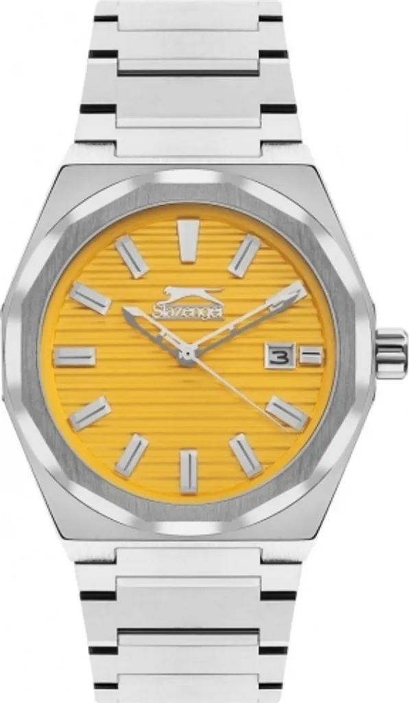 Montre homme Slazenger jaune idée cadeau anniversaire idéal