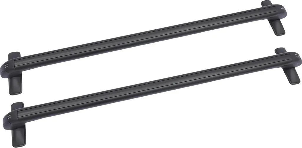 Barres de toit de voyage pour coffre et vélos alu noir universel 100cm