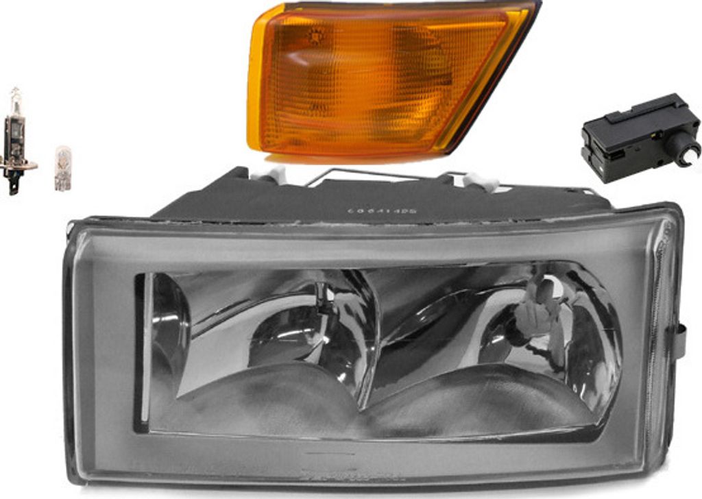 Johns, Scheinwerfer passend für Iveco Daily II Links Leuchtmittel m. Stellmotor Blinker 500307755 0000500307755 500320426 1J0941295A 1041664 99483...