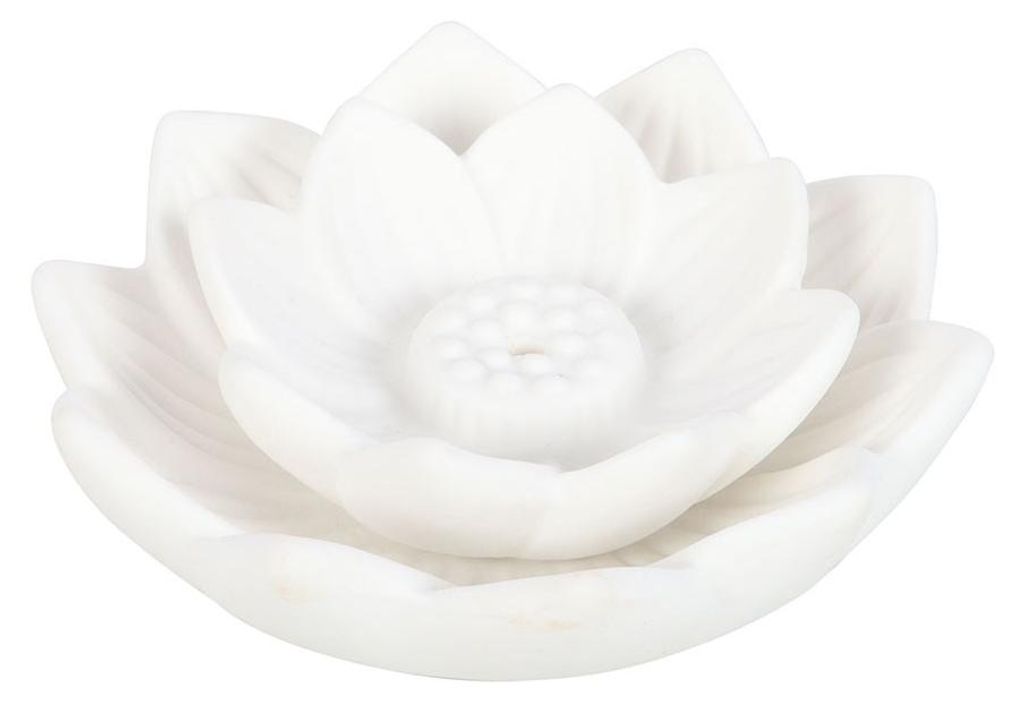 Something Different - Lotus Räucherstäbchen-Halter SD11030 (Einheitsgröße) (Weiß)