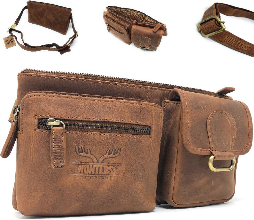 Bauchtasche Gürteltasche Brusttasche Messenger Bag Hüfttasche echt Leder