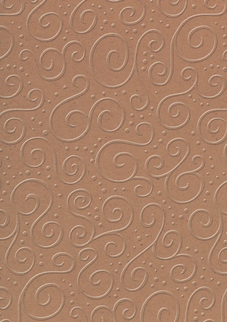 Carton gaufré Milano Heyda 204772297 - 50 x 70 cm - Brun Naturel