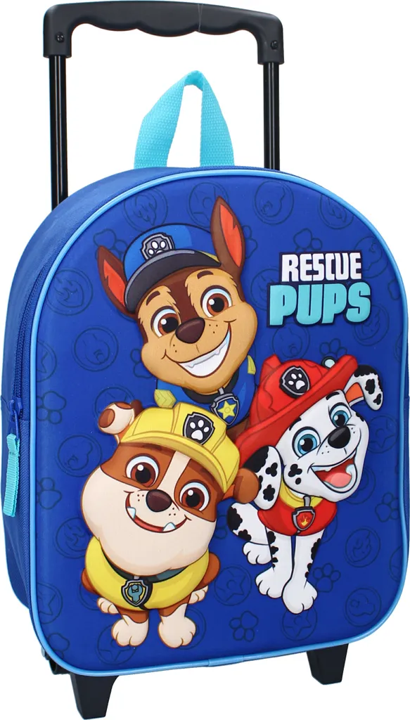 Sac à dos à roulettes 3D Paw Patrol - Cartable Trolley Pat'Patrouille