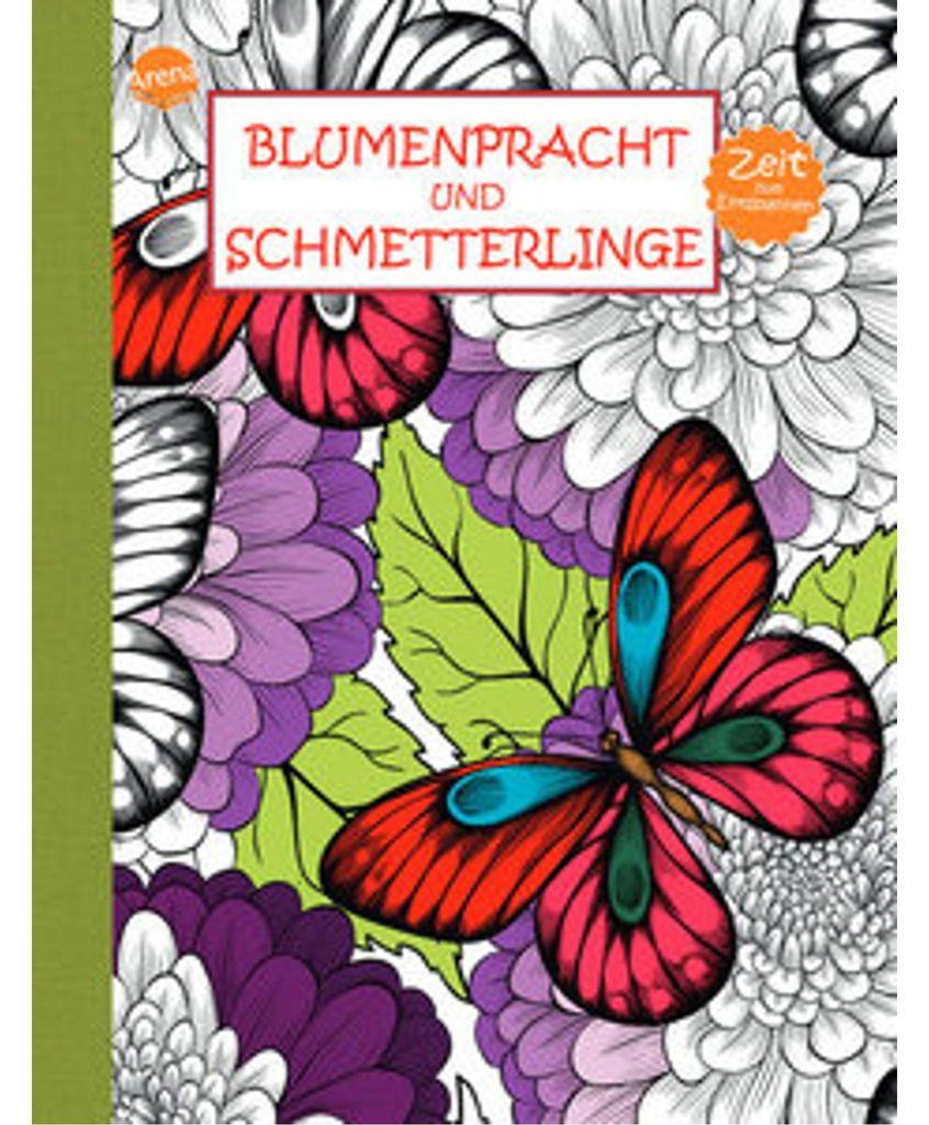 Zeit zum Entspannen. Blumenpracht und Schmetterlinge