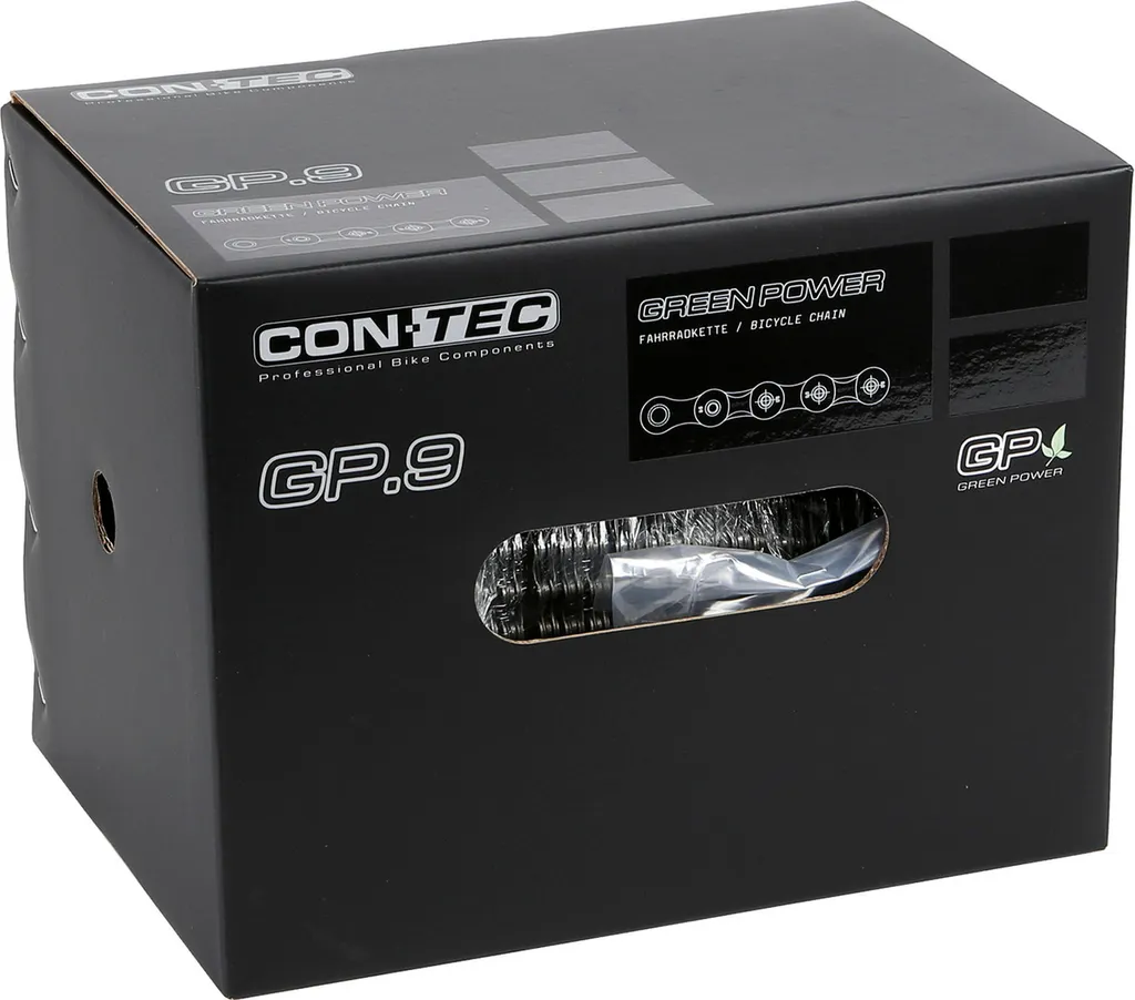 Chaîne Contec GP.9 9 vitesses 1/2 x 11/128 pour vélo 30 m Titangrey