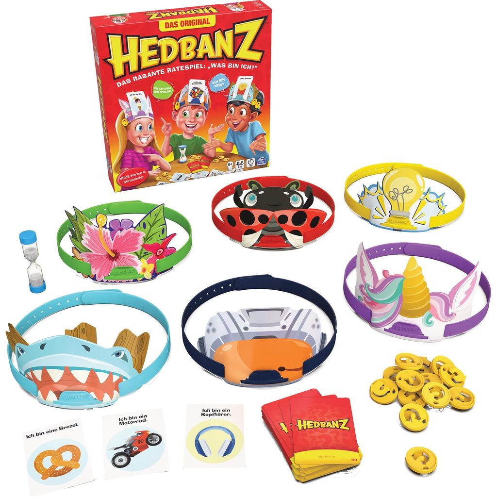 Spin Master Hedbanz - Auflage 2025, Quizspiel Produktbild 