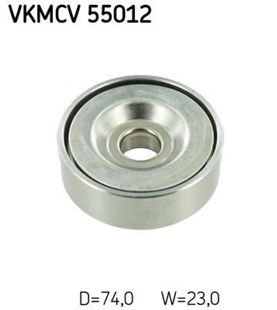 SKF VKMCV 55012 Umlenkrolle Keilrippenriemen für NEOPLAN CITYLINER II für PLAXTON PANTHER für MAN HOCL
