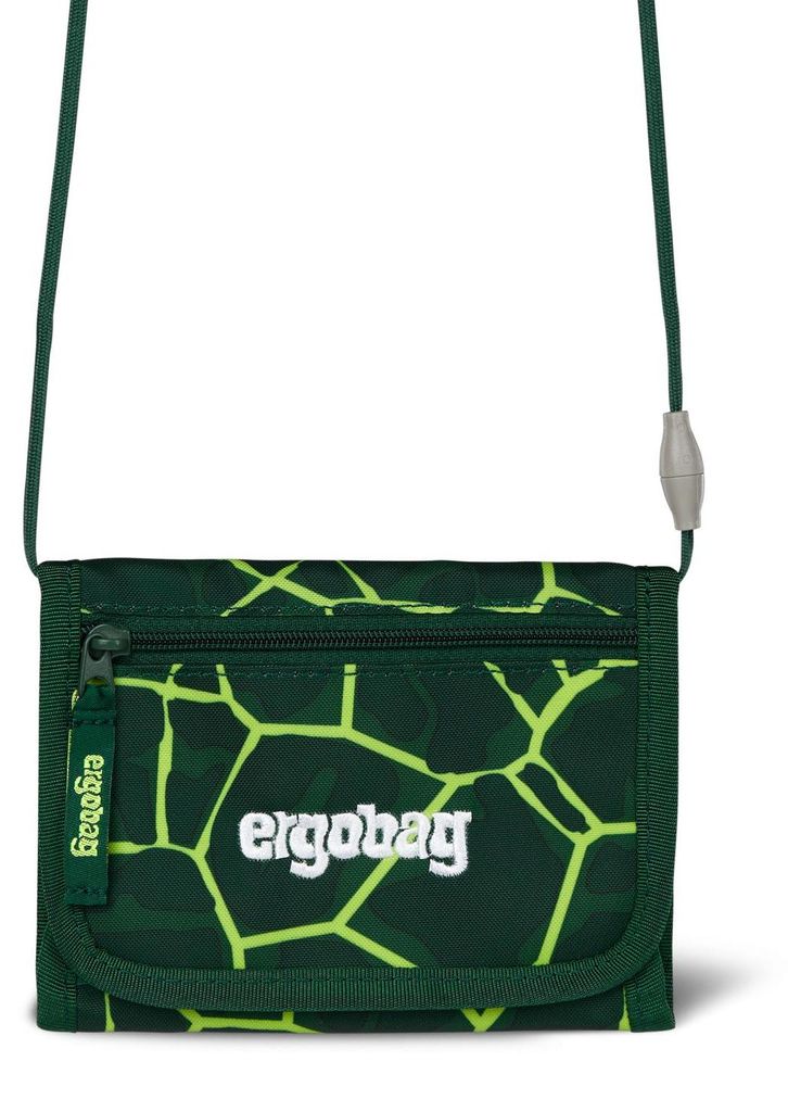 ergobag Brustbeutel Geldbörse Neck Pouch BärRex dunkelgrün Produktbild 
