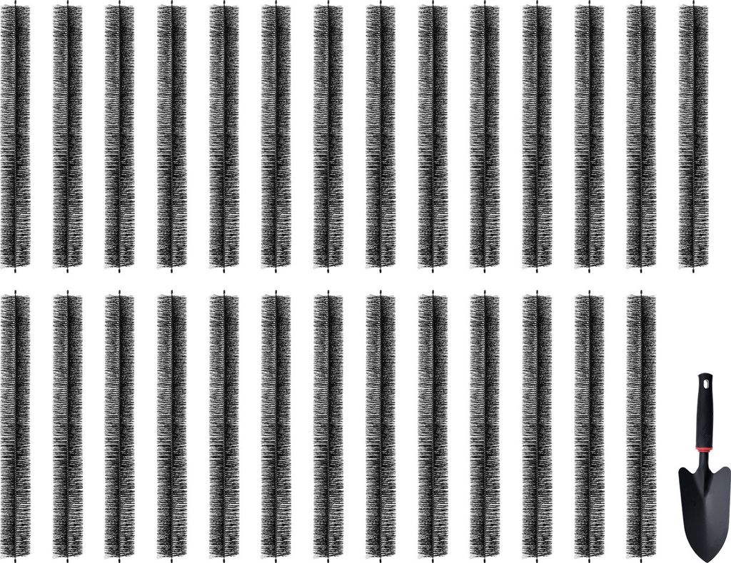 VEVOR Dachrinnenbürste, 24,4m Gesamtlänge, φ110m, Dachrinnenreinigungswerkzeug, bodennahe Dachrinnenbürste, Laubschutz für 12,7cm Dachrinnen, ...