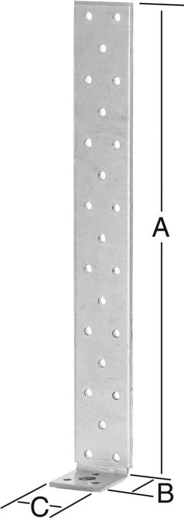 Vormann Beton-Flachstahlanker sendzimir verzinkt 300 x 40 x Produktbild 