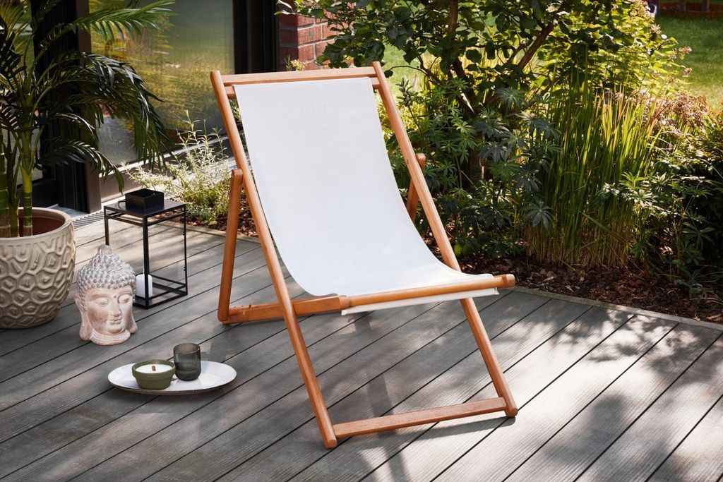 Primaster Gartenliegestuhl Karla beige