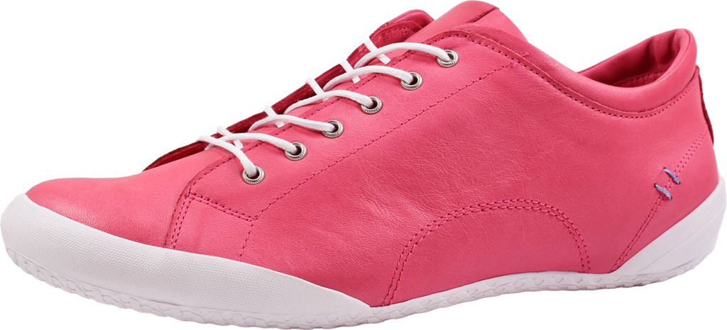 Andrea Conti Damen Schuhe Halbschuh Sneaker sportlich Leder Schnürung 0340559, Größe:39 EU, Farbe:Rot