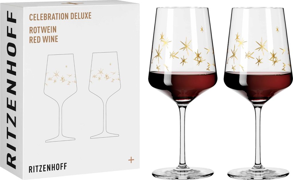 Celebration Deluxe Rotweinglas-Set #3 Von Romi Bohnenberg Produktbild 1