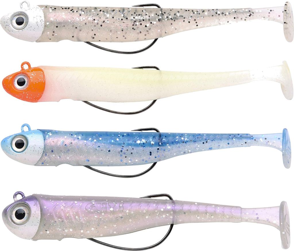Spro Gutsbait UV 11cm 14g #3/0 - Gummifisch, Farbe:Ivory Coast