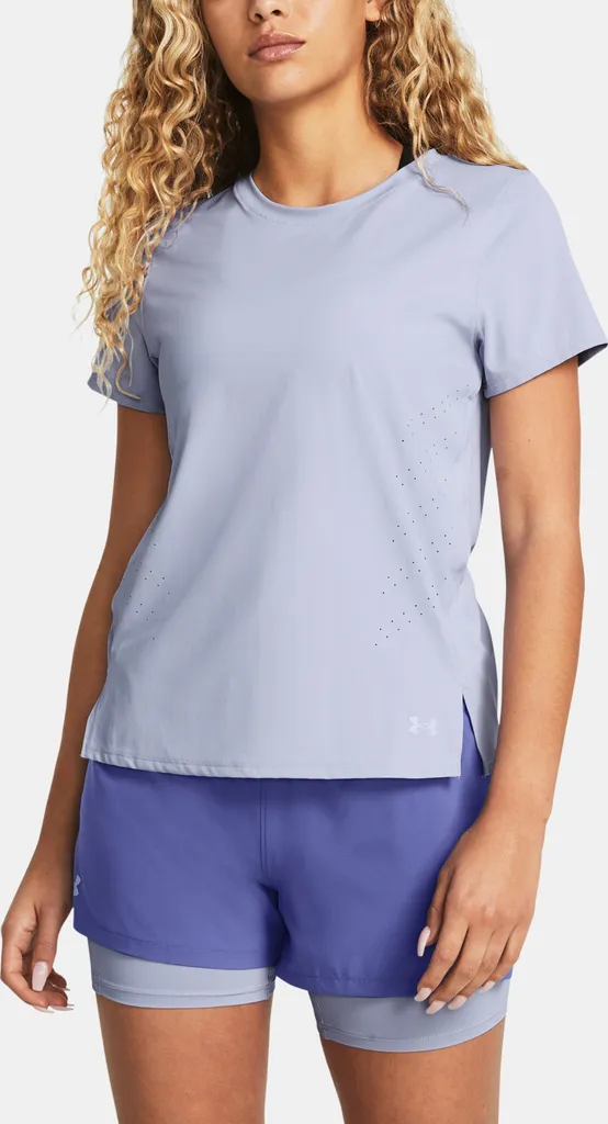 T-shirt Running Homme UA Launch Elite - Haut de Sport Respirant Violet