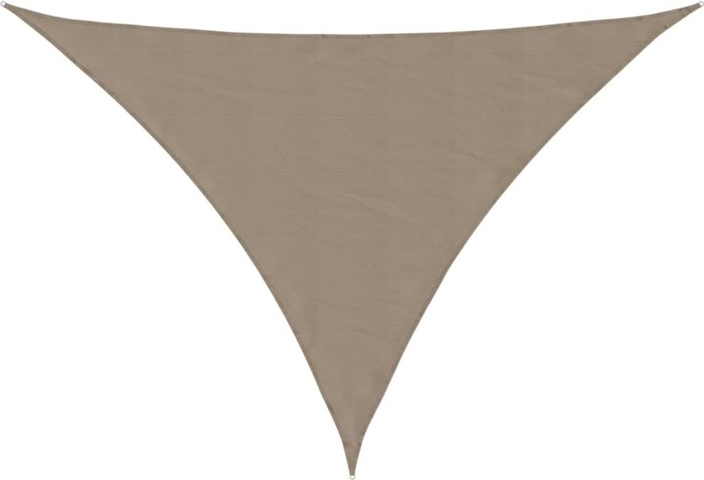 vidaXL Sonnensegel Oxford-Gewebe Dreieckig 4x5x5 m Taupe Produktbild 