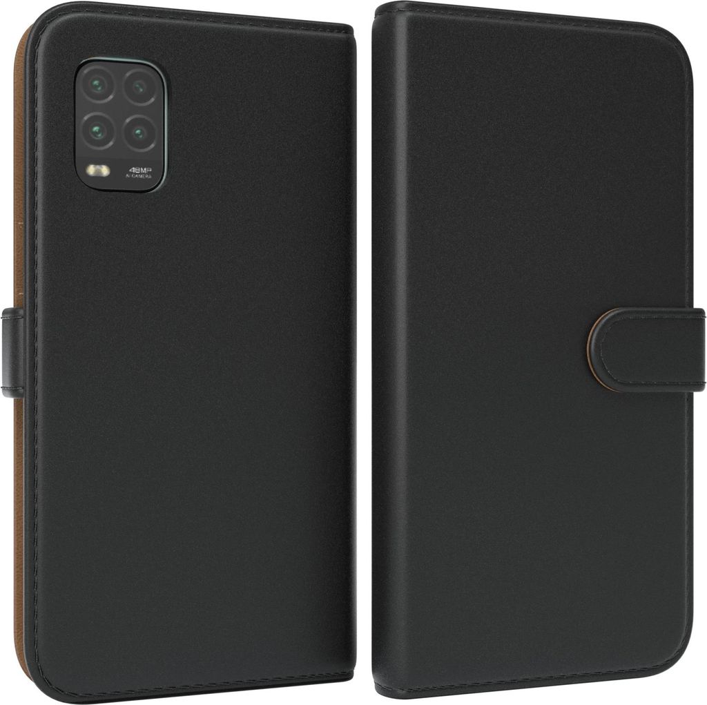 EAZY CASE Business Hülle für Xiaomi Mi 10 Lite 5G klappbar, Premium Kunstleder Handyhülle mit Kartenfach