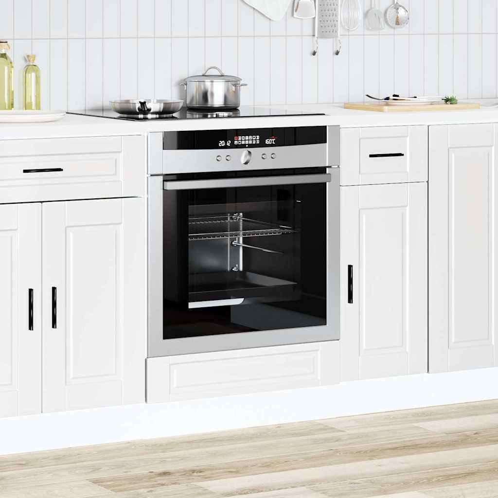vidaXL Armoire pour cuisinière Porto Blanc Matériau dérivé Image du produit 