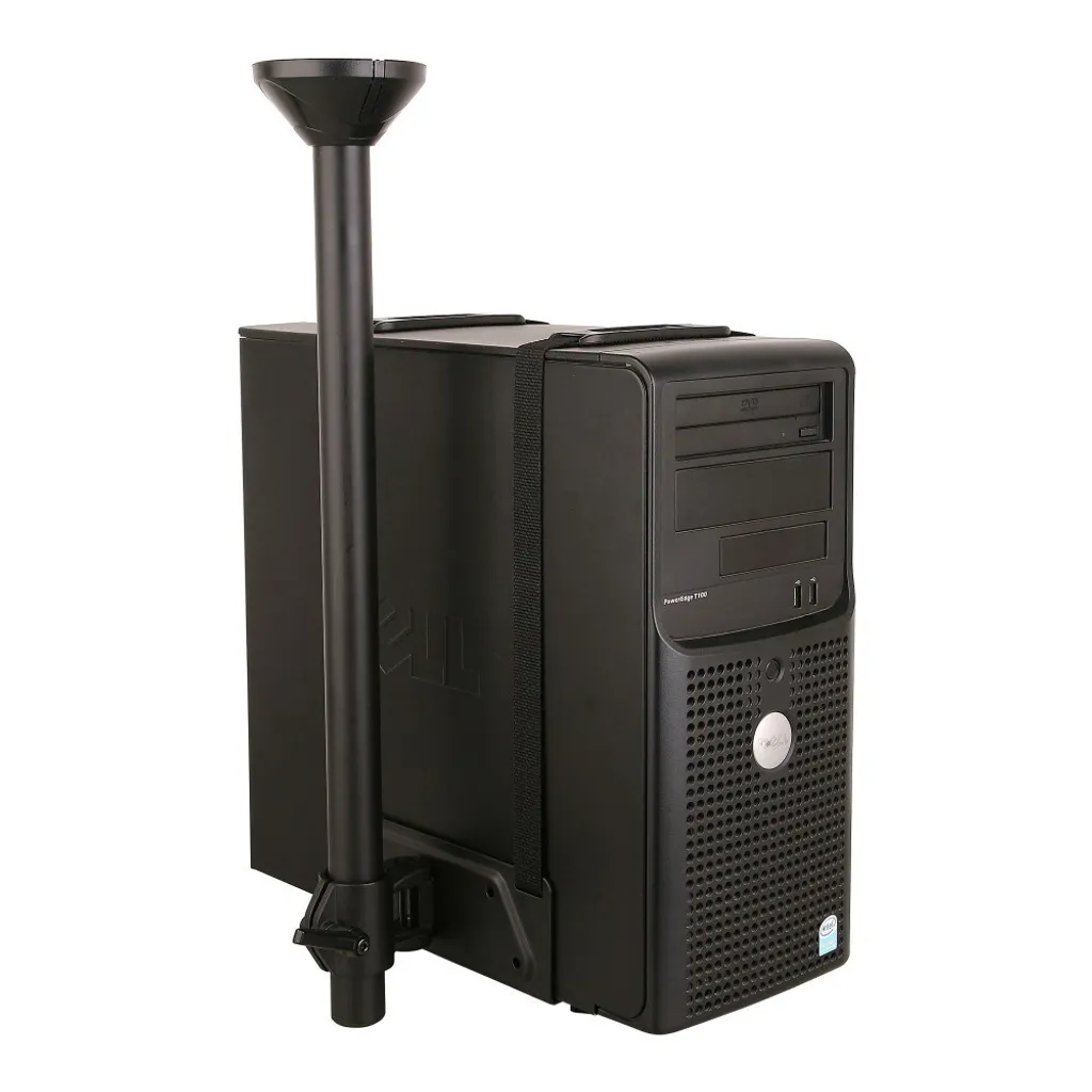 Support de PC fixe pour bureau Techly ICA-CS 63 réglable en acier noir - 7