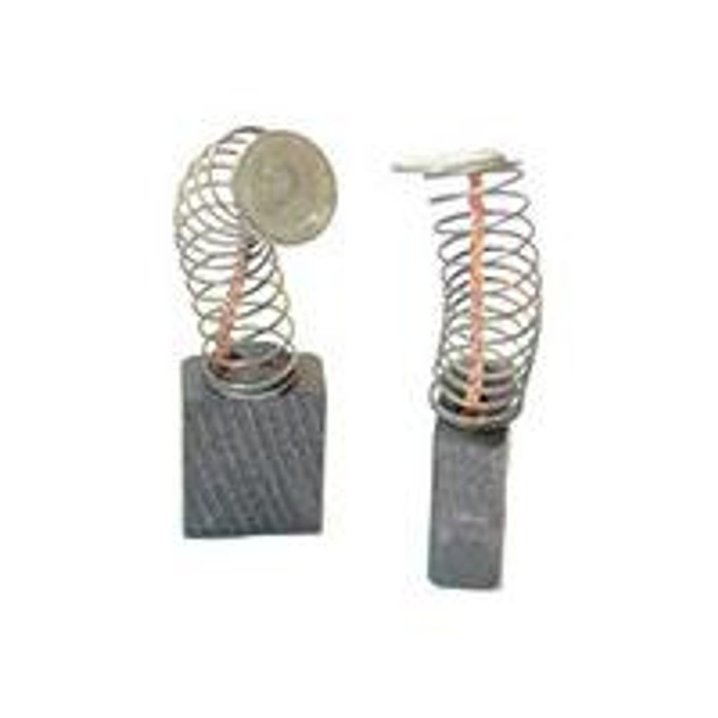 Set aus 2 anpassbaren Kohlen für Metabo. Abmessungen: 5 x 10 x 12,5 mm.
