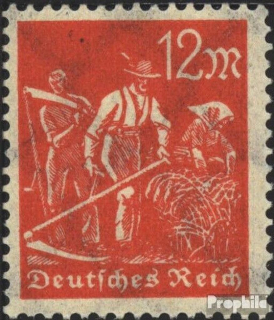 Briefmarken Deutsches Reich 1923 Mi 240 gestempelt Arbeitergruppen