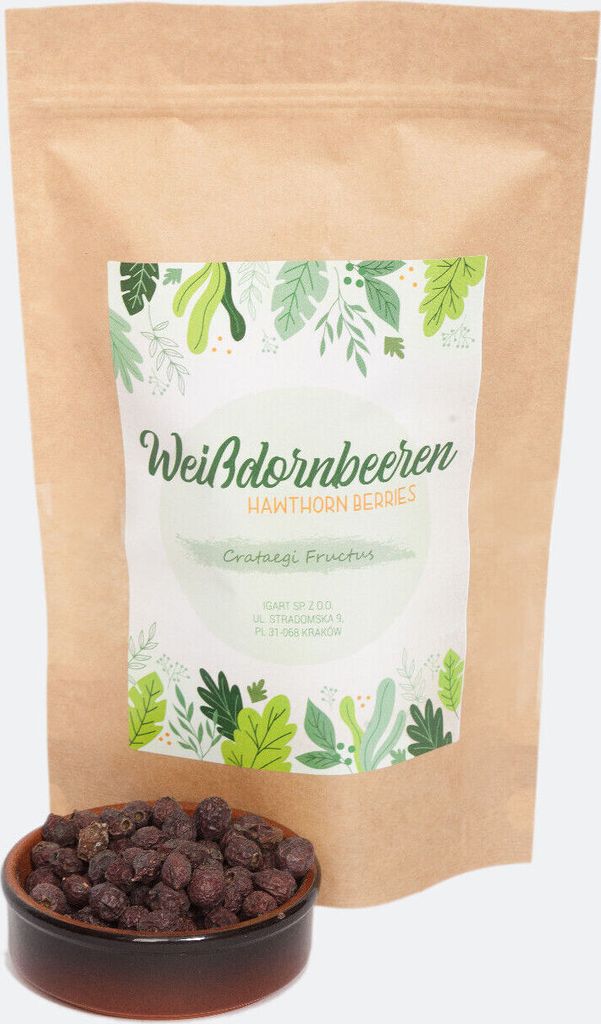 Igart Weißdornbeeren 500g ganz Weißdorn früchtetee, Produktbild 