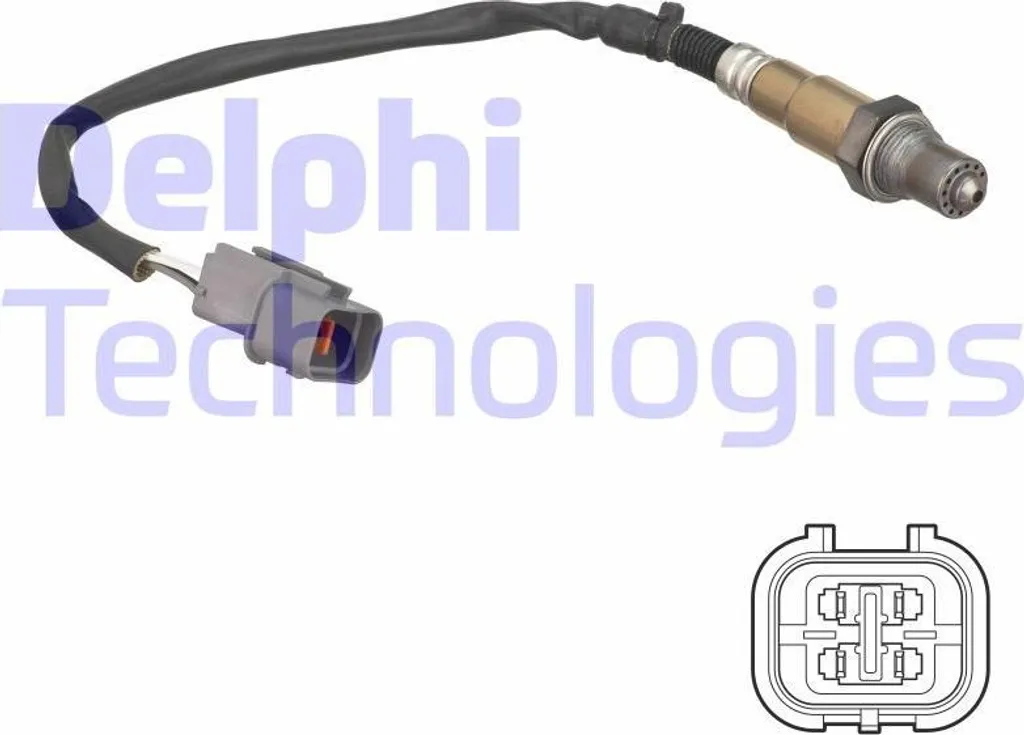 Sonde Lambda Haute Précision Delphi ES21265-12B1 Durable et Fiable