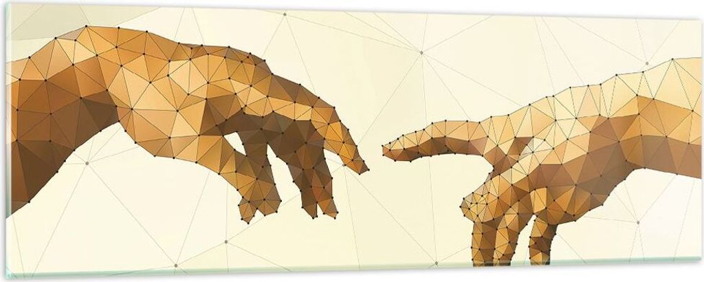 Bilder auf glas - Abstraktion modern - 90x30cm - Glasbilder Produktbild 