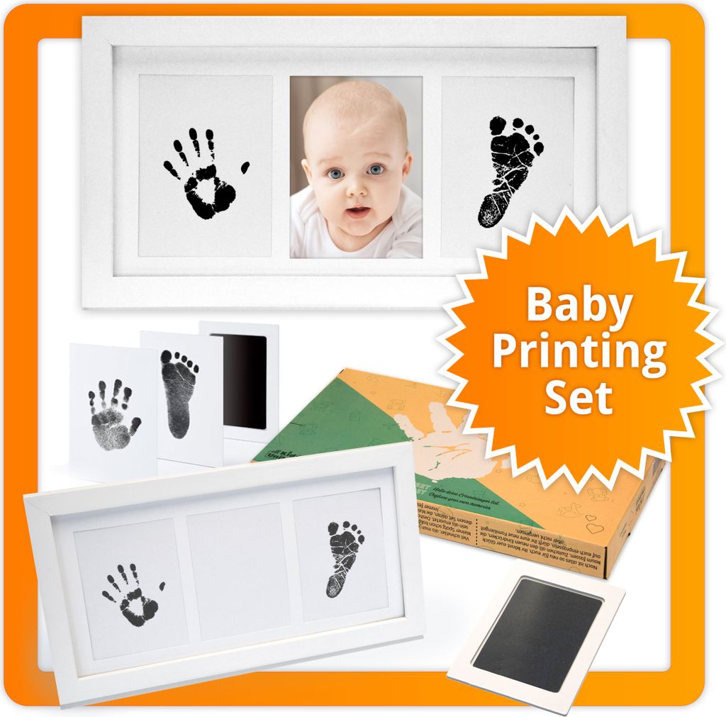 all Kids United Baby Abdruckset mit Bilderrahmen für Produktbild 