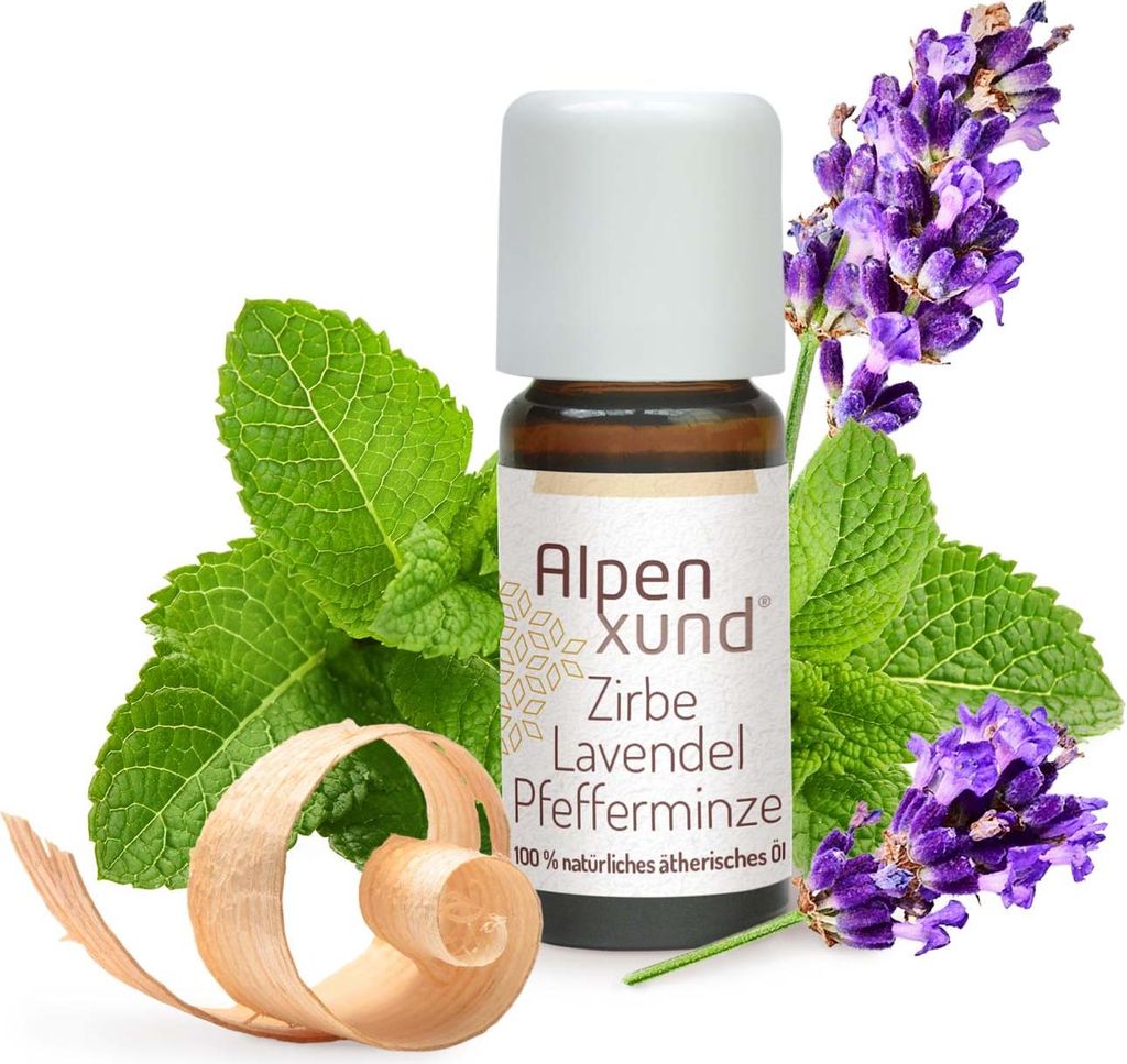 10ml Duftmischung Zirbe-Lavendel-Pfefferminze AlpenXund