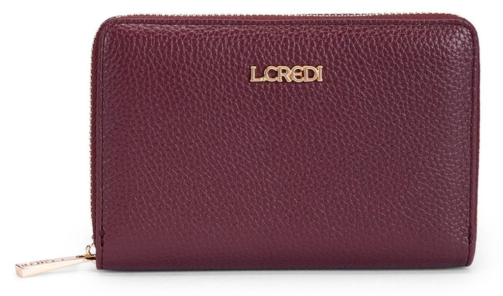 L.CREDI portafoglio Perla Zip Around Wallet Cherry Shade Immagine del prodotto 