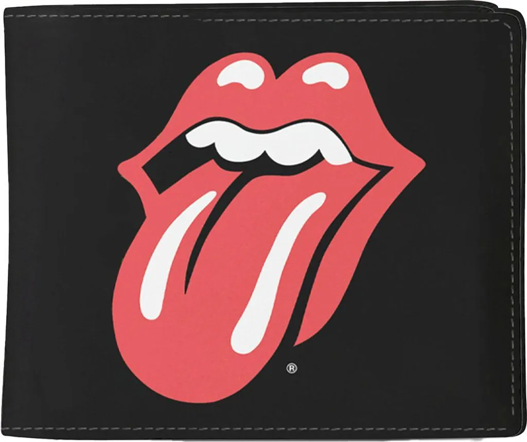 Regalo Perfetto: Portafoglio Ufficiale Rolling Stones Nero Rosso RO14600