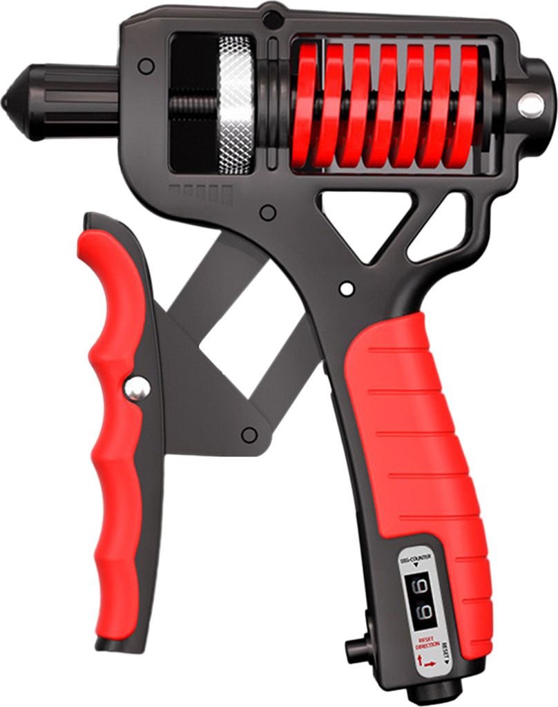 Griffkrafttrainer mit einstellbarem Abstand/Widerstand, ergonomischem, rutschfestem Gummigriff, Unterarmtrainer mit Zähler