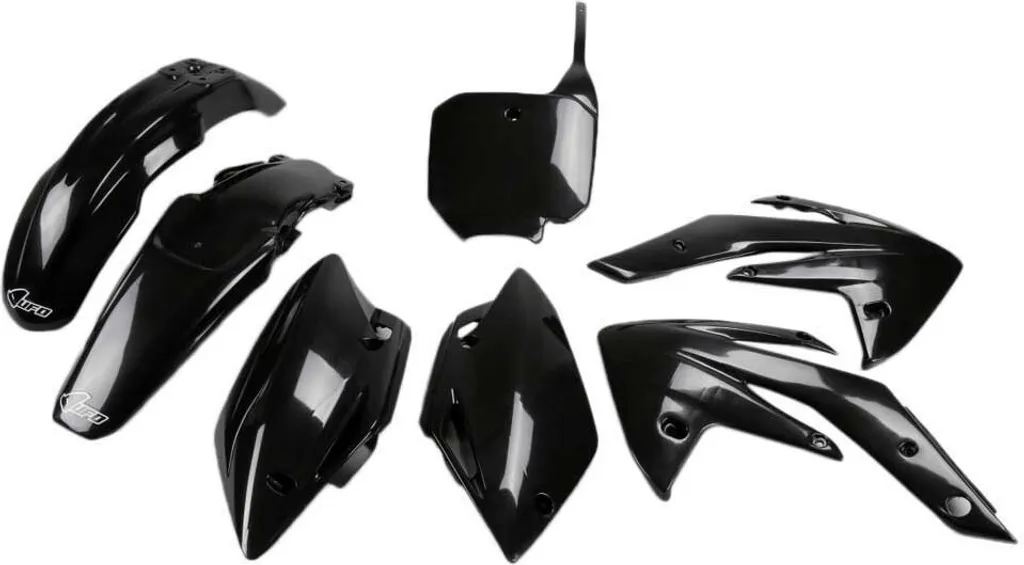 Plastiques Moto Cross UFO Plast Noir pour Honda CRF 150 R 7 Pièces