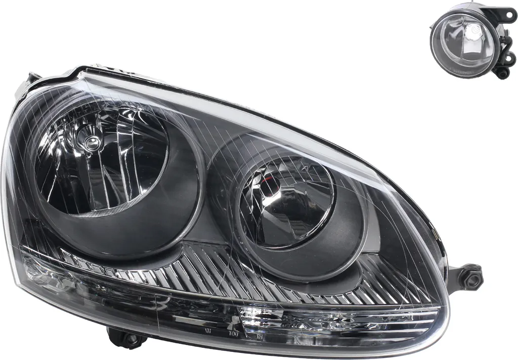 Johns Faro Destro VW Golf 5 + Fendinebbia | Kit H7/H7 Ricambio 1K6941006C
