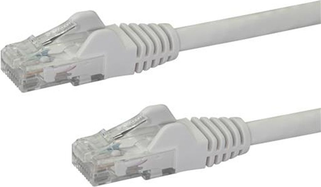 StarTech.com Cat6 Snagless RJ45 Netzwerkkabel - 10m - Weiß - Cat 6 Ethernet UTP Kabel 10 Meter - Patch-Kabel - RJ-45 (M)