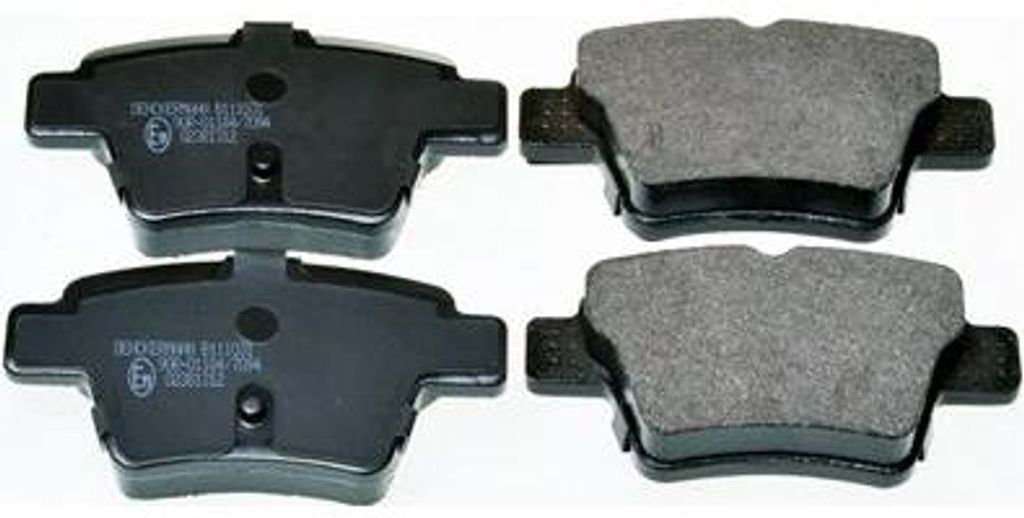 DENCKERMANN B111031 Bremsbelagsatz, Scheibenbremse OE kompatibel mit C4er, C4, 207, 307