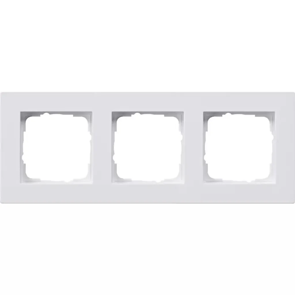 Plaque de finition 3 postes Gira rws 0213225 Standard 55 blanc éclatant