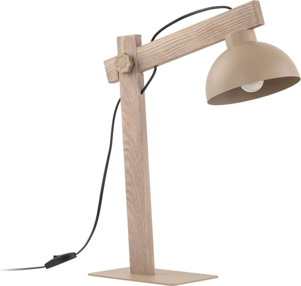Schreibtischlampe Metall E27 52 cm Beige Modern Tischlampe