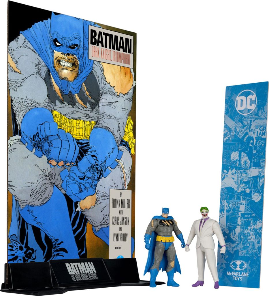McFarlane Toys - DC Direct Page Punchers Actionfiguren 2er-Pack Batman & The Joker (Batman: The Dark Knight Returns) 8 cm