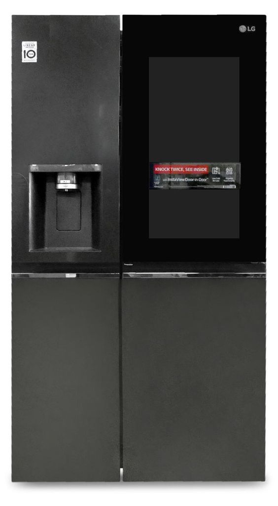 LG GSXV90MCDE, Freistehend, Amerikanische Tür, Schwarz, Produktbild 