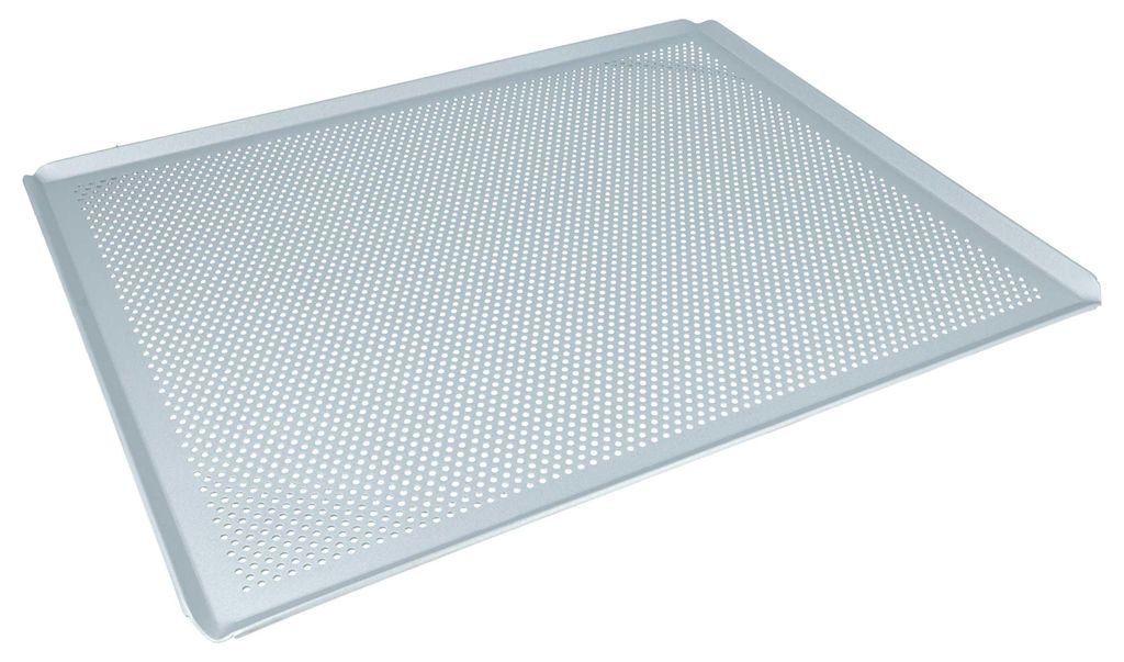 vhbw Backblech für Backofen - 45,5 x 37,5 x 1 cm Silber, Produktbild 